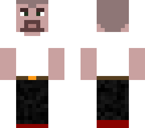 t-shirt with black jeans and red shoes
