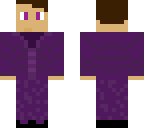 the purple suit