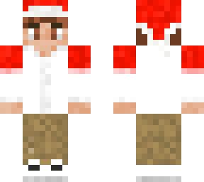tommyinit brown hair christmas hat