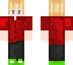 tubbo with a red shirt