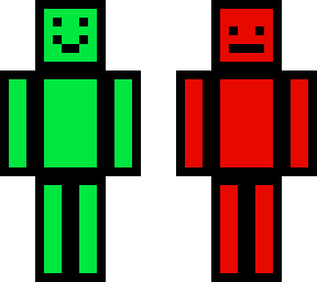 two faced cubic man