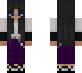 violet e-girl skin