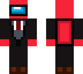 among us red with suit