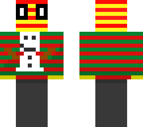 aragonball snow golem christmas sweater (light shading)