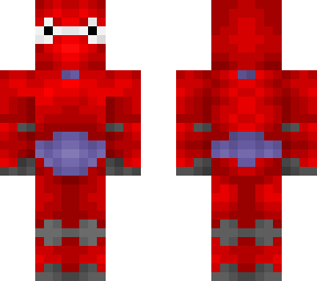 baymax in big hero 6 ( with mouth under outer layer )