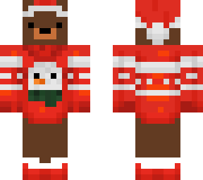 bear christmas skin