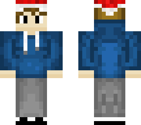 bertshark with a christmas hat