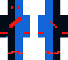 black and blue flash
