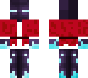blue enderman santa