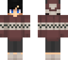 boy in wool sweater