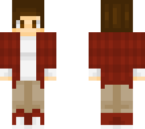 boy wearing plaid