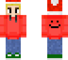 christmas blond boy