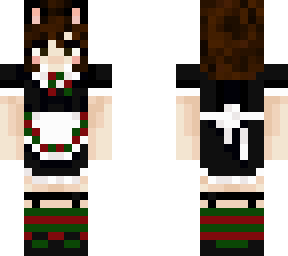 christmas catgirl maid