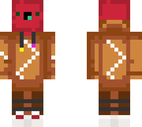 christmas slime in gingerbread hoodie.