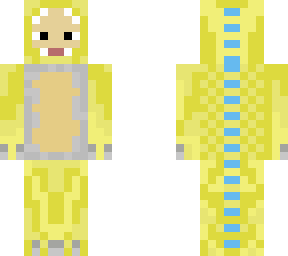 complete yellow blue dinosaur