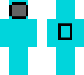 cyan among us skin