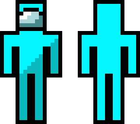 cyan from among us