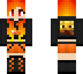 fire gamer girl (#kitotournysunset)