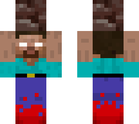 herobrine with ancient debris