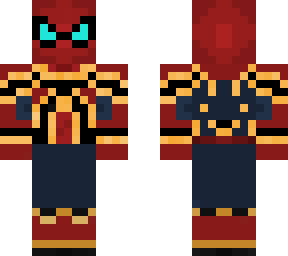 iron spiderman suit