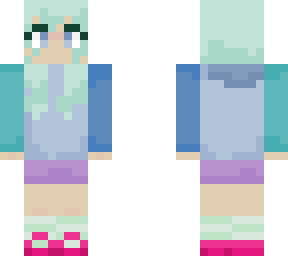 minty hoodie