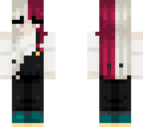 nihachu overalls split hair