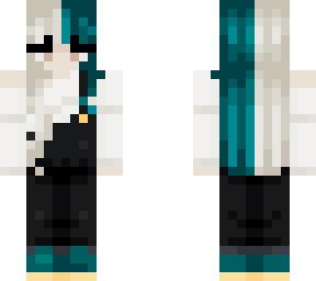 nihachu overalls split hair
