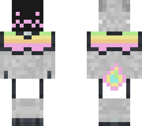 rainbow pastel protogen embarressed