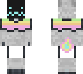 rainbow pastel protogen sad