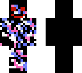 random creepy pasta glitch girl i made