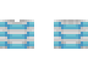 sweater base - white & gray w/ light blue stripes