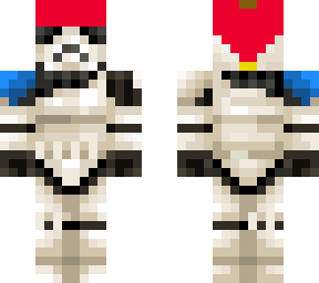 trooper with christmas hat