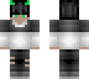 white and black (green demon)