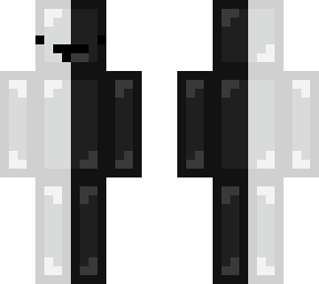 white and black