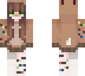 x-mas skin with green eyes