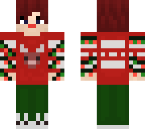 xmas baboonman (+ red nose)