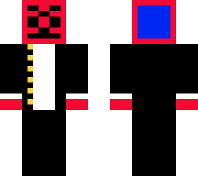 angry red man in a business suit