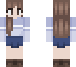blue and white