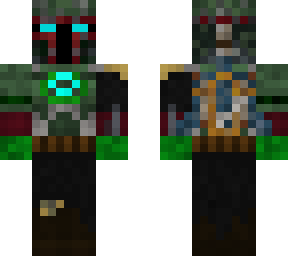 boba fett mixed with ironman skin-mix