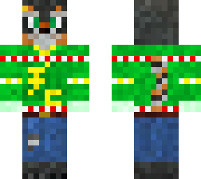 chiko with a festive sweater