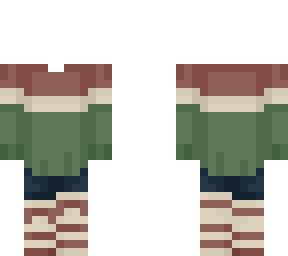christmas half n' half - (matching) a female holiday's outfit base