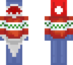 christmas shark skin with sweater