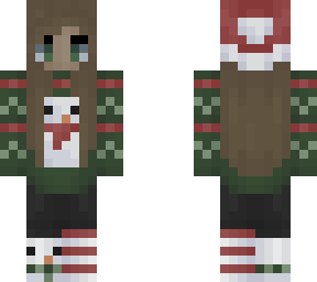 christmas skin for my frien who doesn't play minecraft (for some reason)