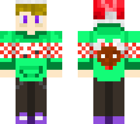 christmas sweatshirt+hat