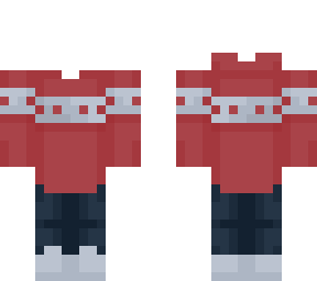 christmas white stripe - (matching) a male christmas outfit base