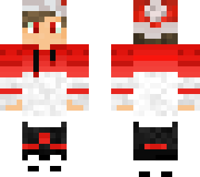 cloud and zeke's skin but with a christmas hat.