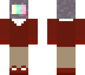 collared sweater tv head