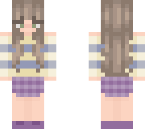 cute girl with striped shirt