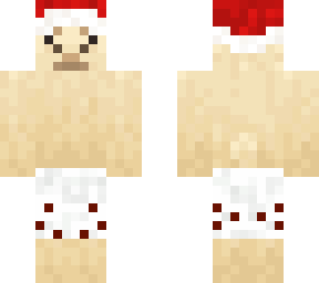 festive llama in boxers