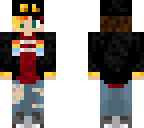 flame hair with jacket, fixed